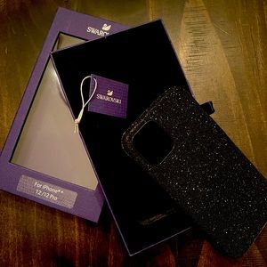 Swarovski Black Crystal iPhone 12/12pro case